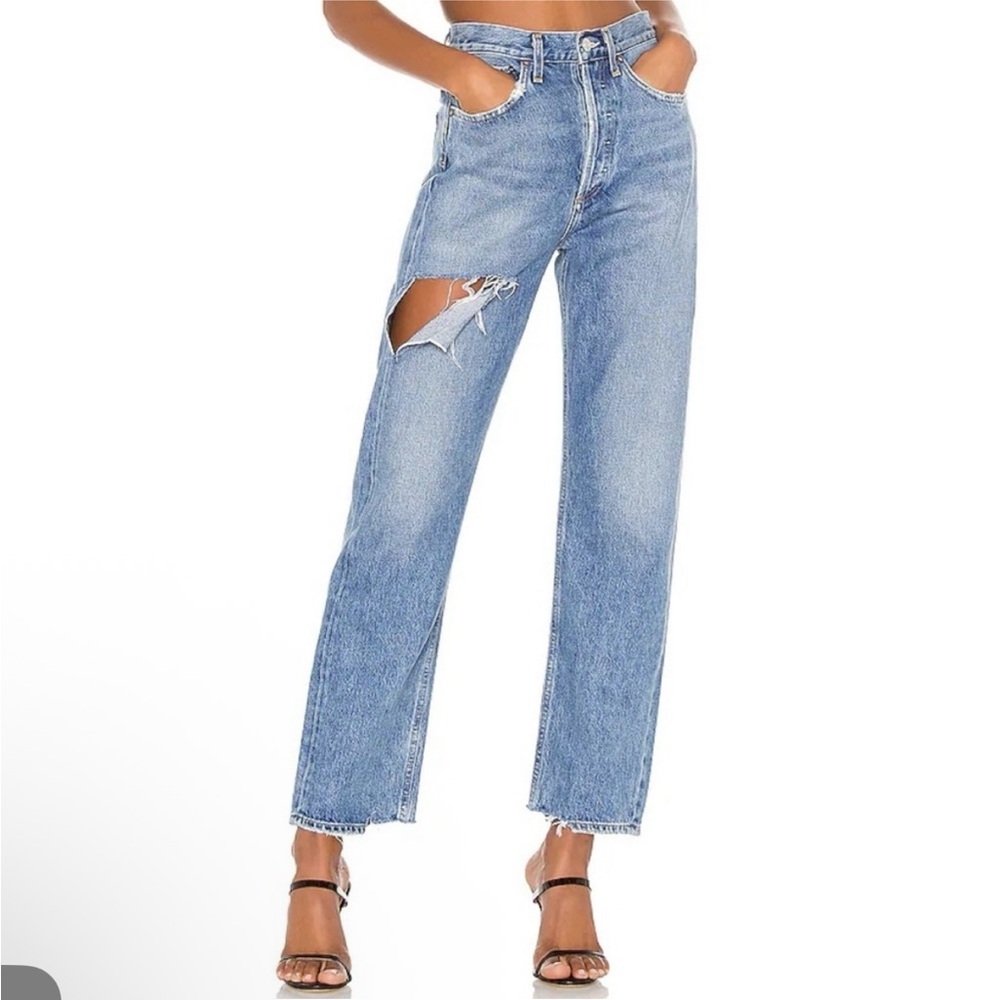 Agolde 90s Mid Rise Loose Fit Jeans in “Portal”